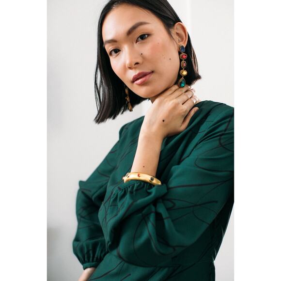 TUCKERNUCK Pine Twombly Draped Macie Dress NWT Size XS - Picture 5 of 10